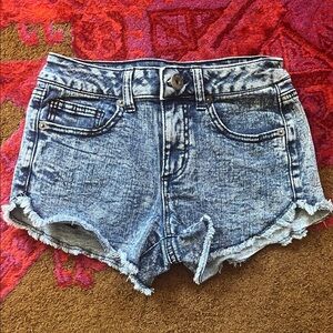 Acid Wash Denim Mudd Jean Shorts